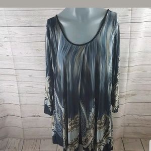 DOTS Plus Size 3X Tunic Top